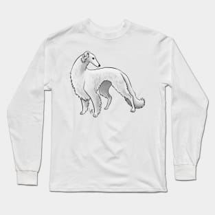 Dog - Borzoi - White Long Sleeve T-Shirt